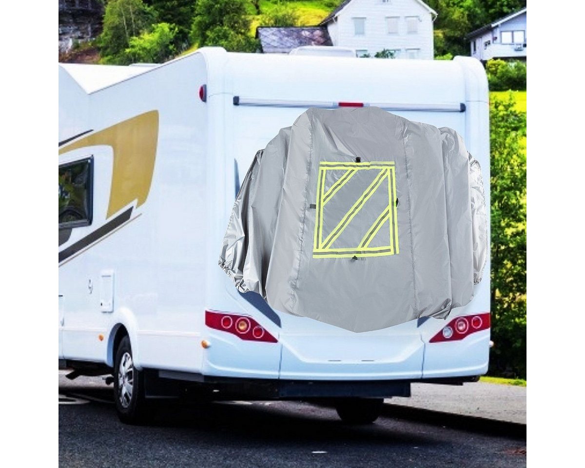 MECO Wohnwagenschutzhülle, Caravan Fahrradschutzhülle E-Bike Abdeckung wasserdicht