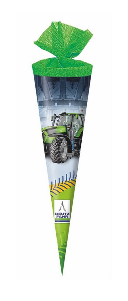 Verpackungsmittel GmbH Markneukirchen Schultüte 4x Schultüte / Zuckertüte / 35cm / je 1x T-Rex, Fußball, Deutz Traktor Bild 2