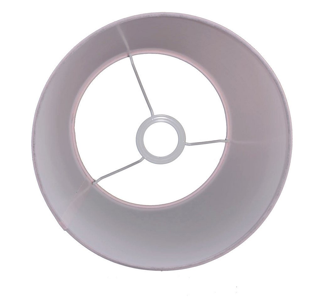 Dirk Davids Leuchten GmbH Lampenschirm Lampenschirm für Tischleuchte in Rund Polycotton Hell Rose TL 30-20-17, Exklusives Design