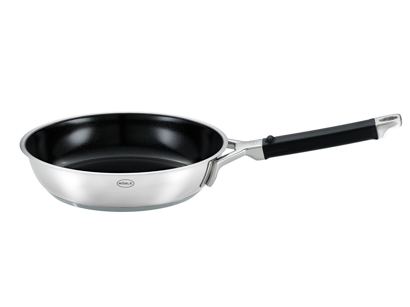 RÖSLE Bratpfanne Silence® Pro Bratpfanne Keramik ProCeraPlus 24cm, Bratpfanne SILENCE PRO Ø 24 cm Keramik ProCeraPlus
