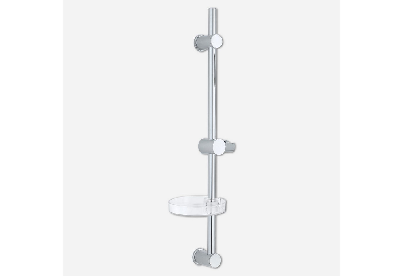 Euroshowers GmbH Duschstange FlowFlexi Chrom und Weiß 75 cm Ø22 mm, Wiederverwendung vorhandener Bohrlöcher möglich Bild 5