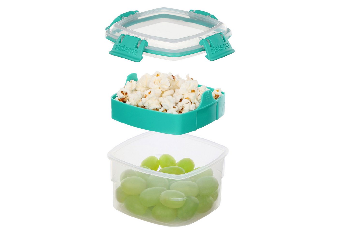 sistema Permanentmarker Sistema 400ml Snacks To Go - Teal Bild 3