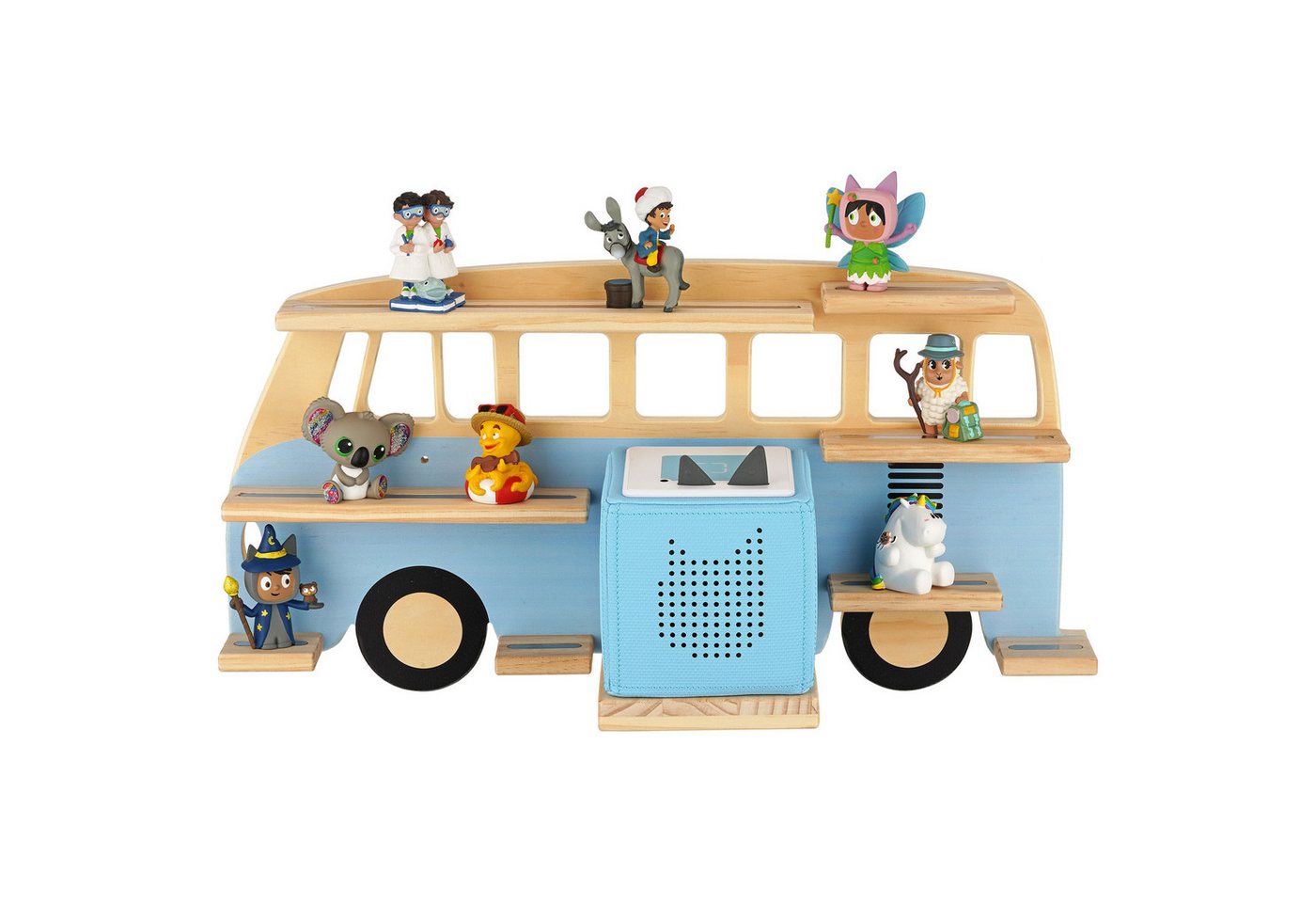 Little Goldie Kinderregal Tonie Regal für 30 Tonies – Bus Motiv – Toniebox 1 & 2 Bild 5