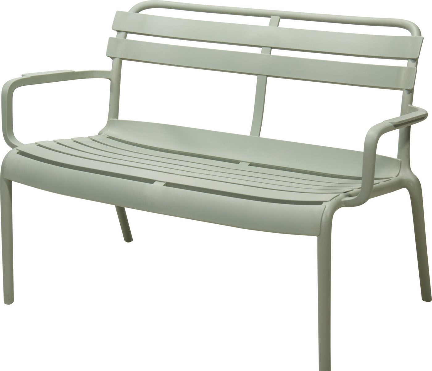 Gartenbank Sitzbank MARIO BHT 100x76x62 cm grün Holzbank Gartenbank