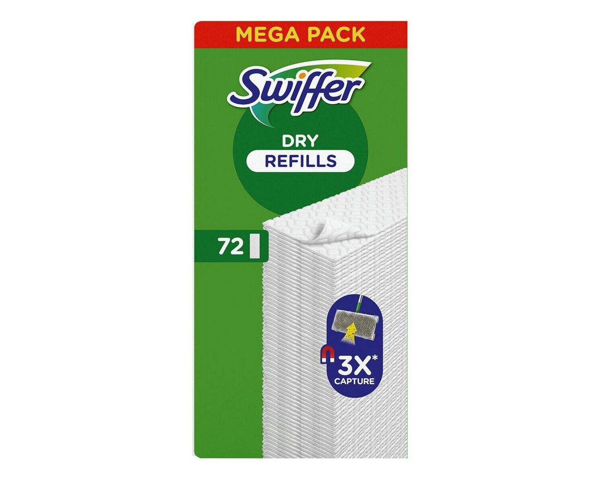 Swiffer DRY Reinigungstücher (Trockene Bodentücher, 72 Stück)