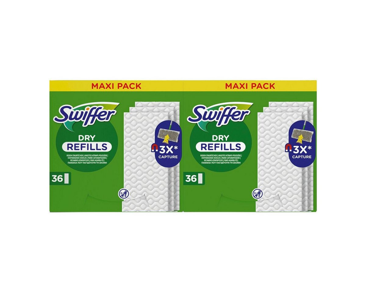 Swiffer DRY Reinigungstücher (Trockene Bodentücher, 72 Stück) Bild 2