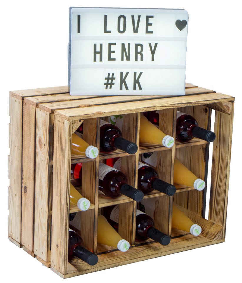 Kistenkolli Altes Land Allzweckkiste 3er Set Henry geflammt (Spar-Set, 3er Set)