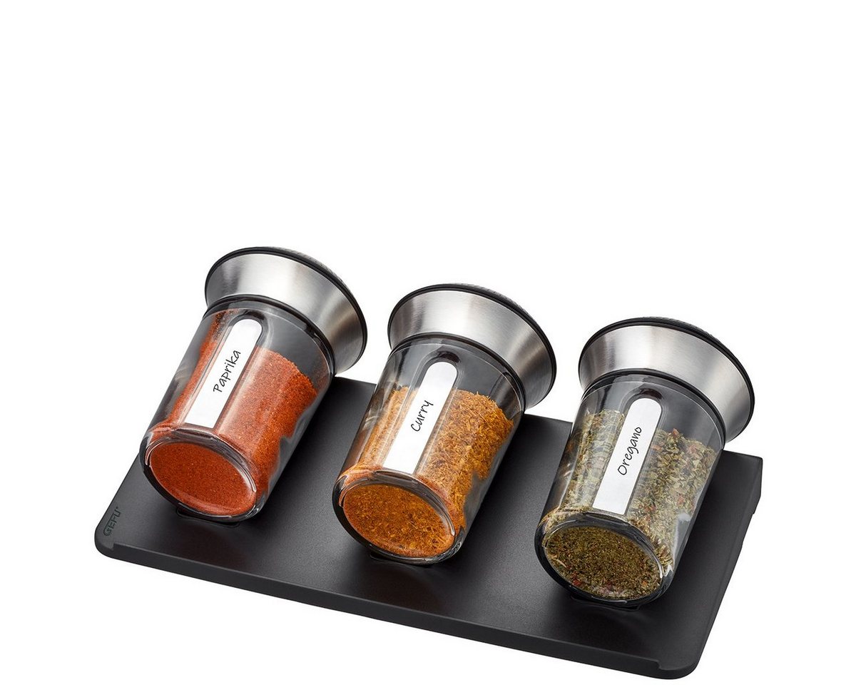GEFU Gewürzmühle Organizer Schublade für Gewürz- und Kräuterstreuer