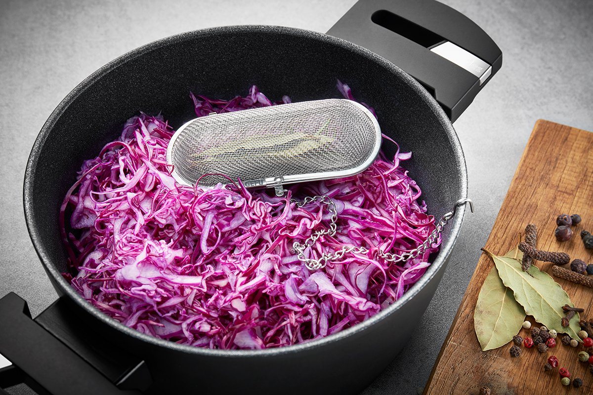 GEFU Gewürzmühle Gewürzsieb INFUSIO Edelstahl Teesieb Teeei Teefilt Bild 2
