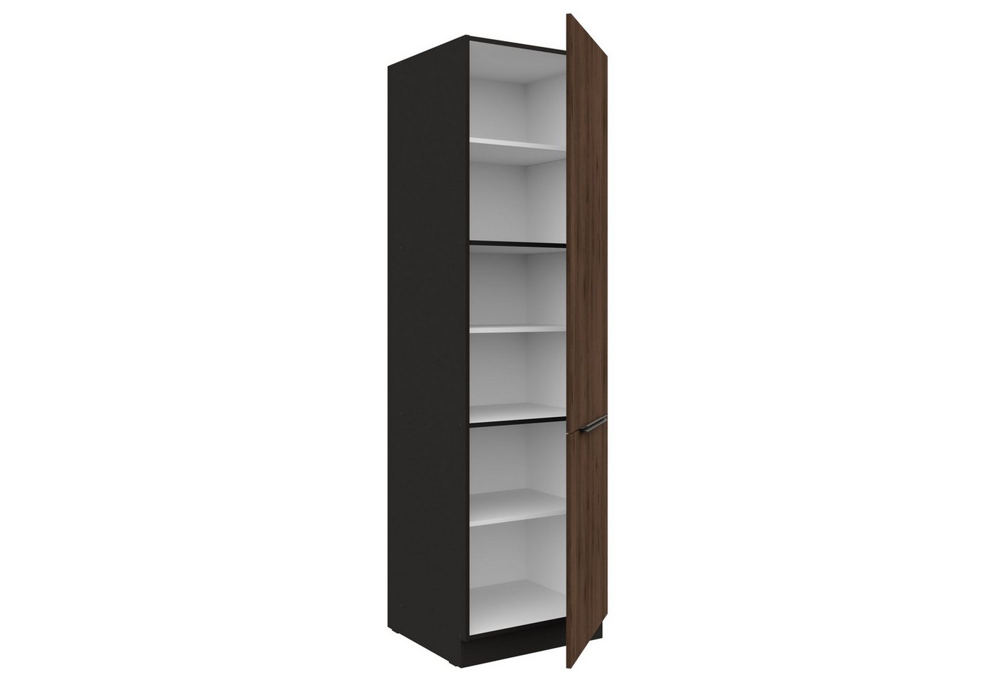 Küchen-Preisbombe Hochschrank 60 cm Küche MONZA Okapi Nußbaum Küchenzeile Küchenblock Einbauküche Bild 5