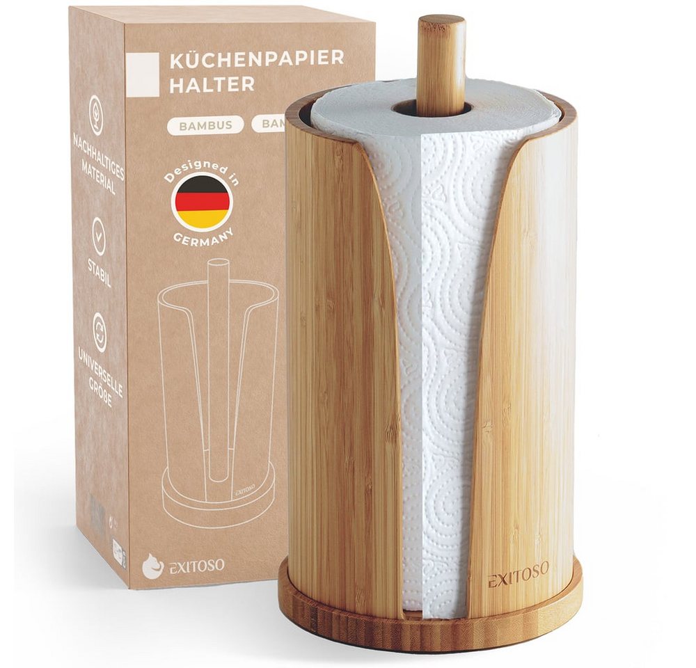Exitoso Küchenrollenhalter BB Pole Küchenrolle, Küchentücher Stand Arbeitsplatte Bad Küche Büro Restaurant Bild 4