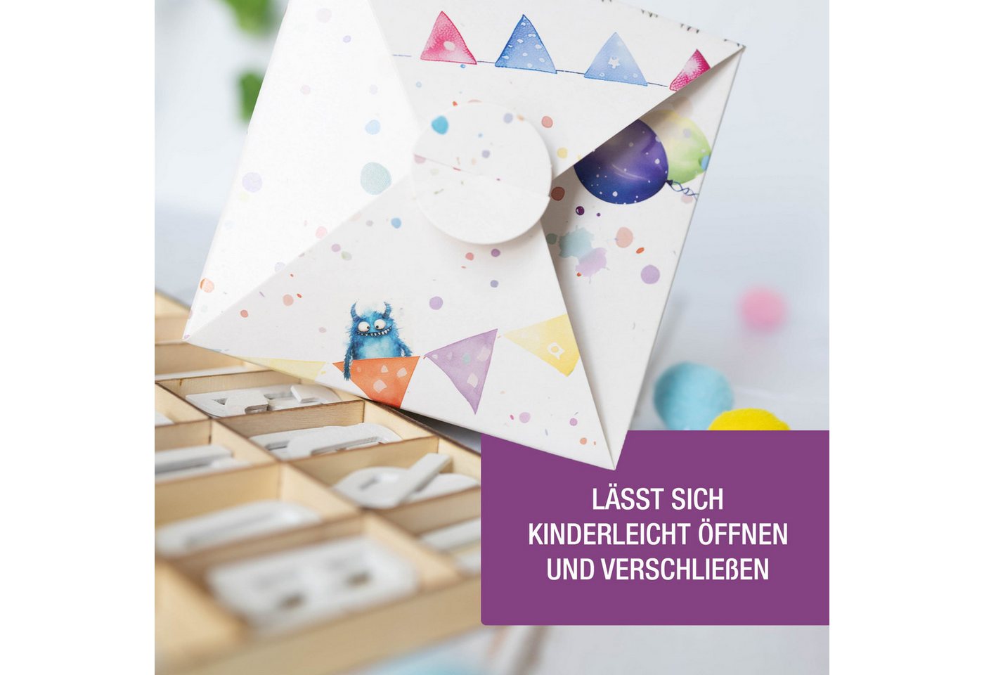 TOBJA Schultüte Kleine Geschwister Schultüte Monster Geschenk, Zuckertüte Jungen oder Mädchen Schulanfang Bild 3
