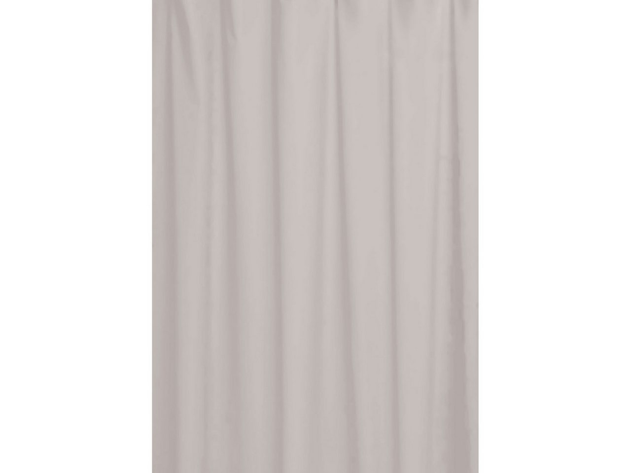 Euroshowers GmbH Duschvorhang Neutral Sandgrau 180 × 200 cm Polyester mit 12 Ringen Breite 180 cm Bild 2