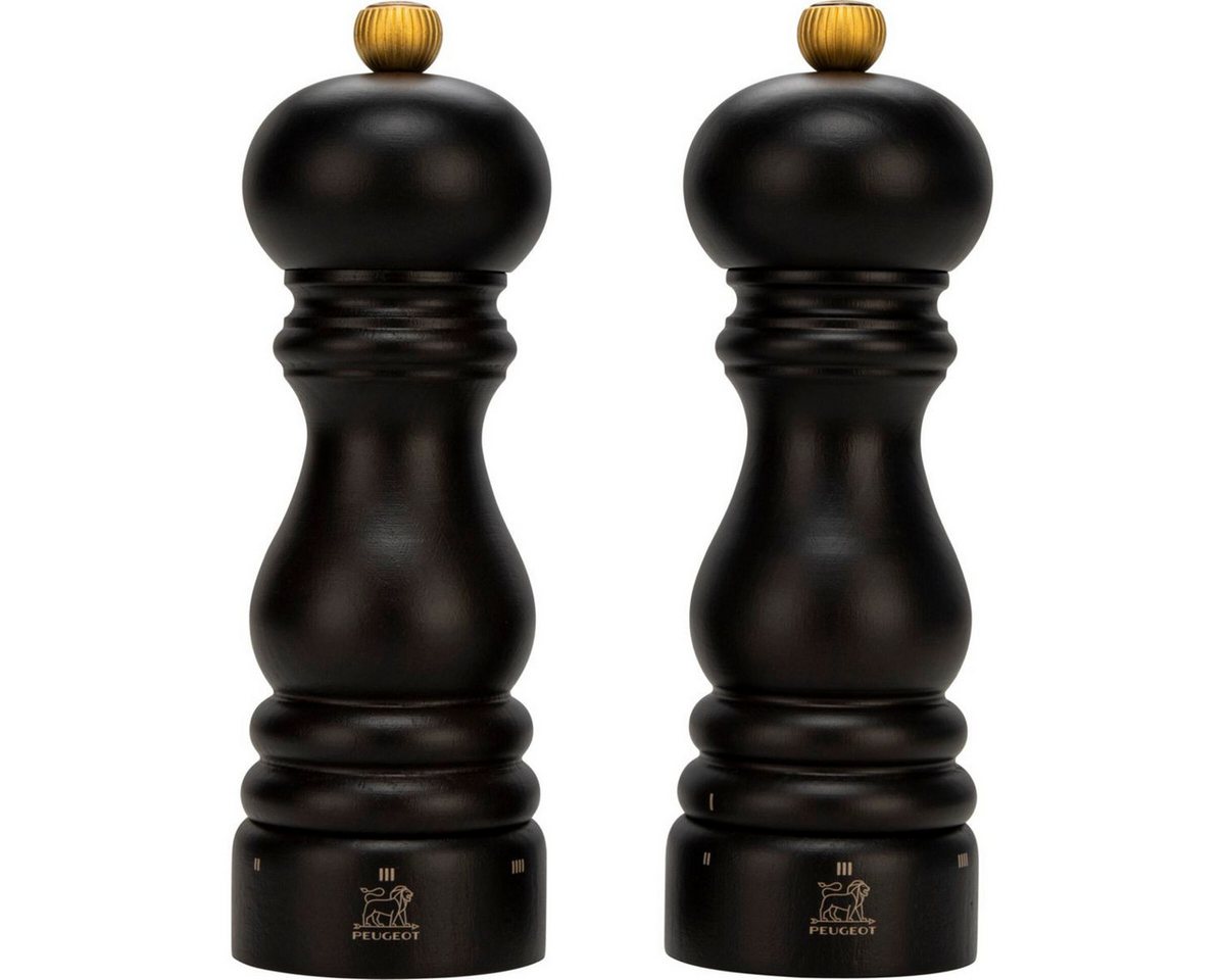 PEUGEOT Gewürzmühle Paris Pfeffer- und Salz- mühle 18cm Duo chocolate