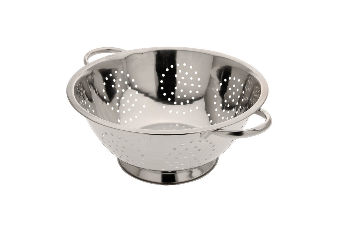 HAC24 Küchensieb Sieb Abtropfsieb Seiher Nudelsieb Salatsieb Metallsieb, Edelstahl, (1-St), mit Griffen Ø 24 cm