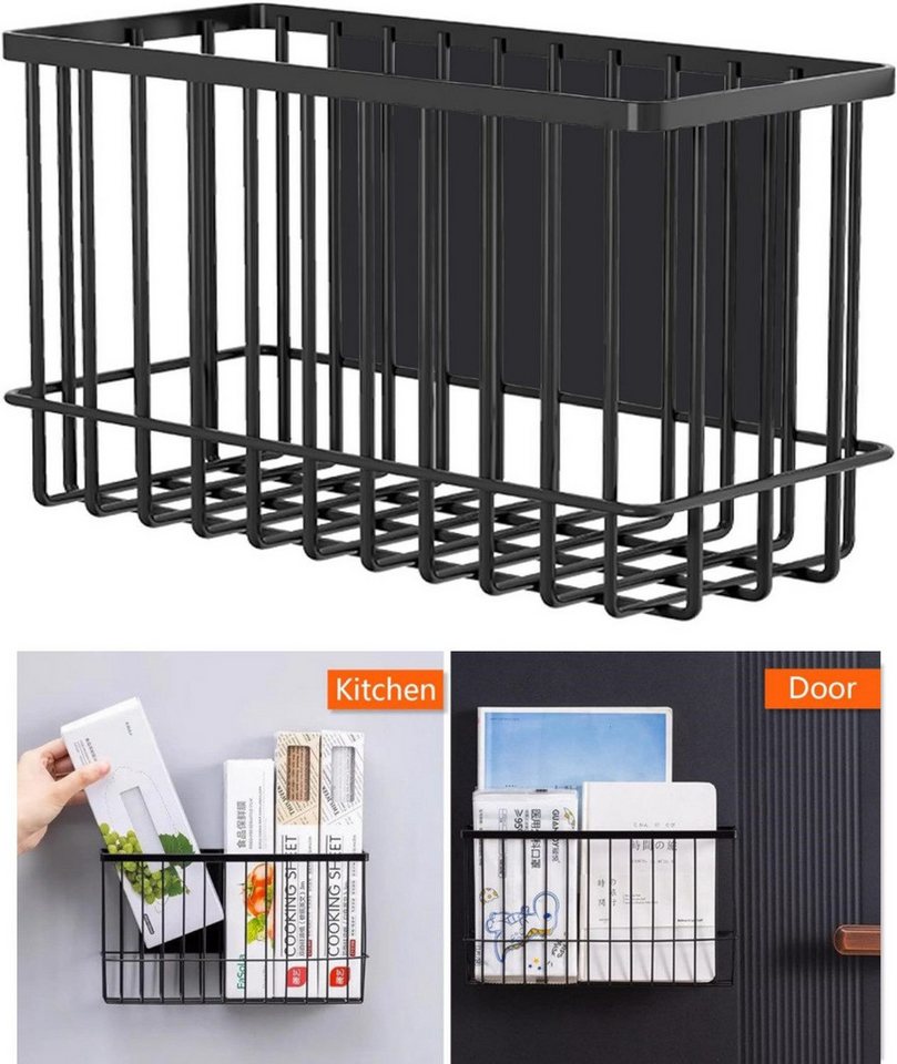 AURIVION Standregal Magnetisches Gewürzregal für Kühlschrank Küche Organizer, Set 1-tlg., Magnet Regal zur Küchenorganisation & Aufbewahrung platzsparend Bild 5