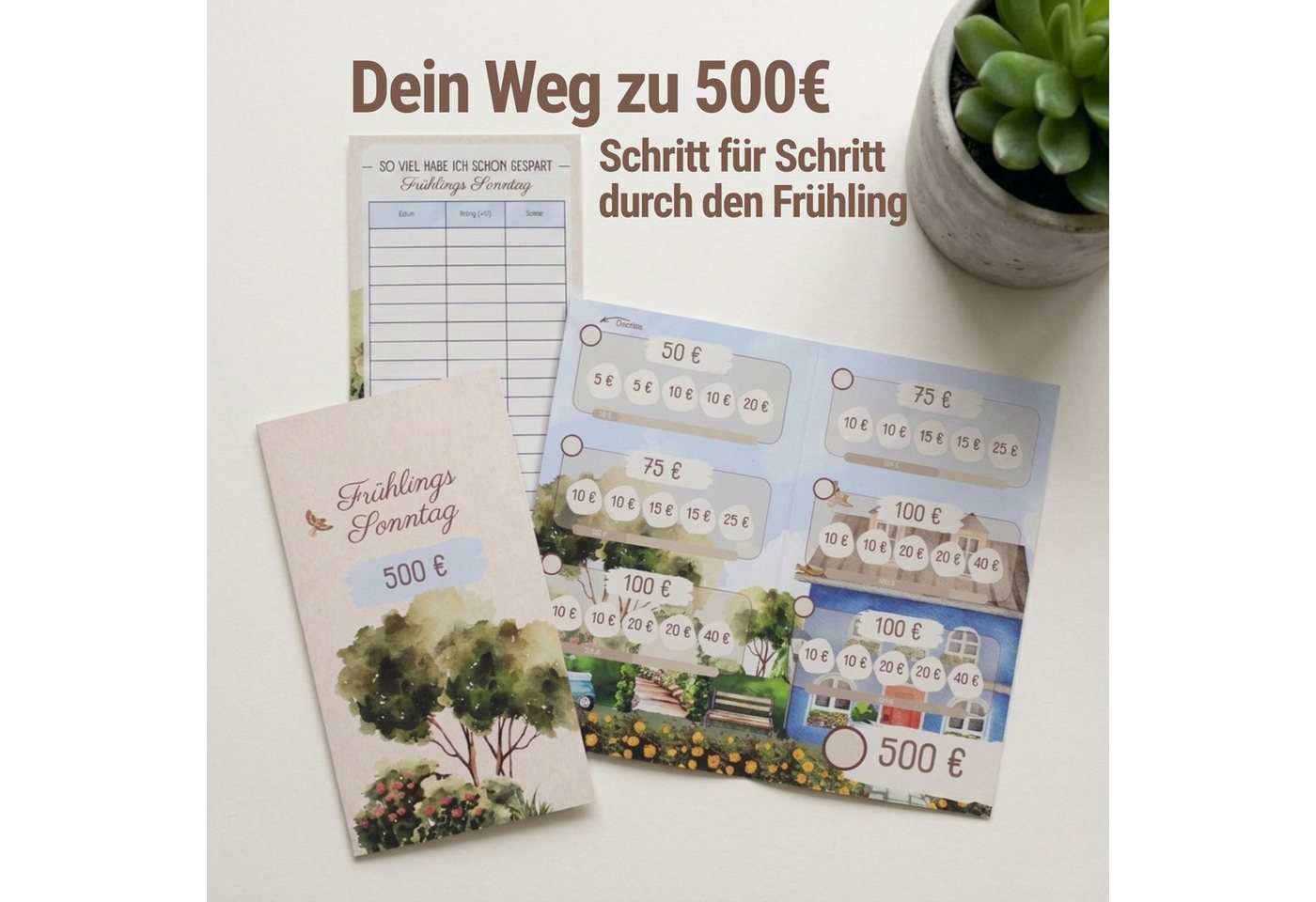 BeginnerBudget Konferenzmappe Jahreszeiten Spar-Challenge Set Bild 3