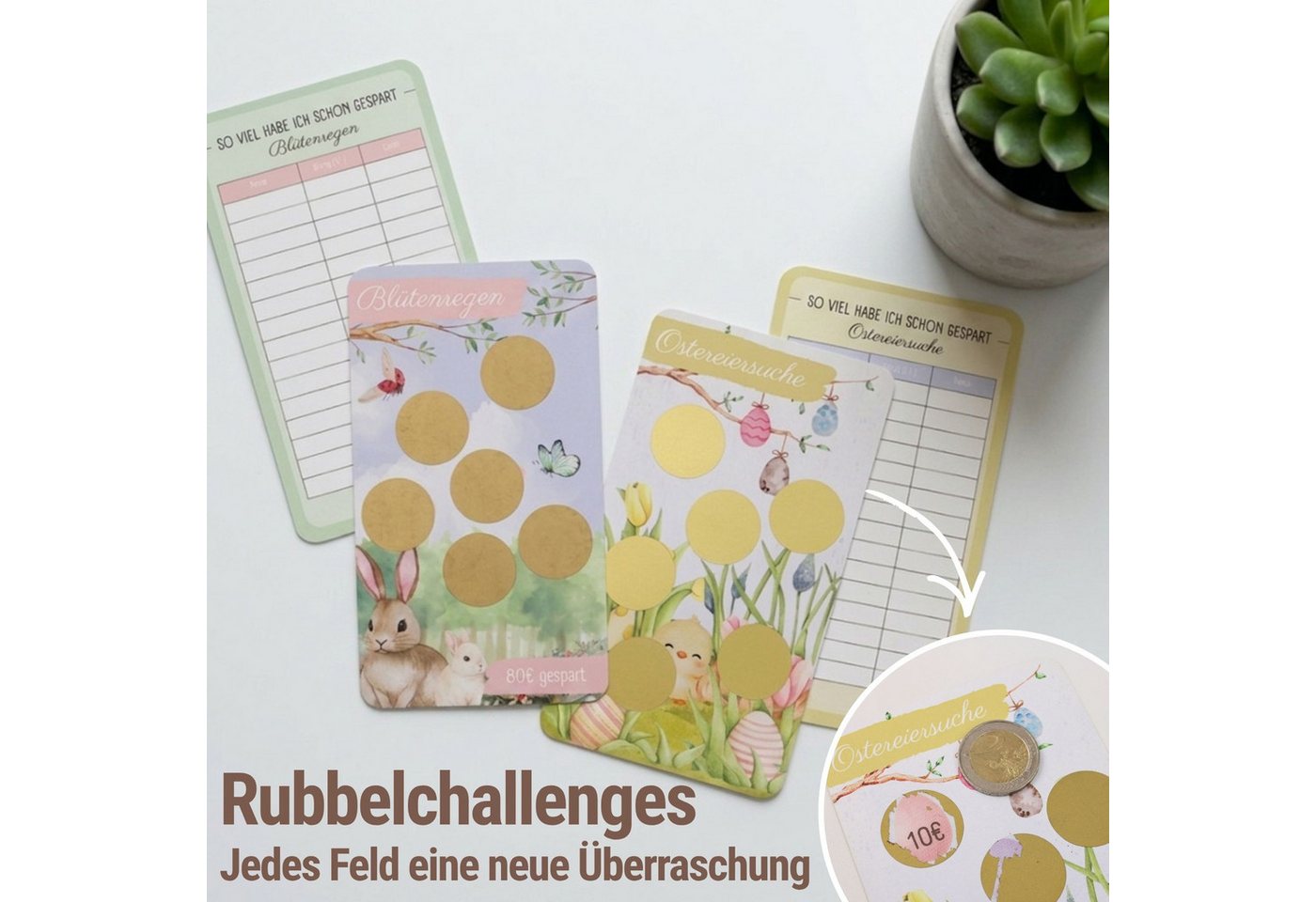 BeginnerBudget Konferenzmappe Jahreszeiten Spar-Challenge Set Bild 5