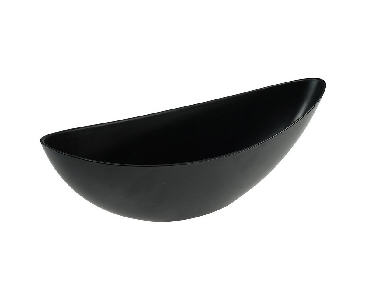 Florists Products Blumentopf Dekoschale Schwarz Pflanzschiffchen Vase Kunststoff