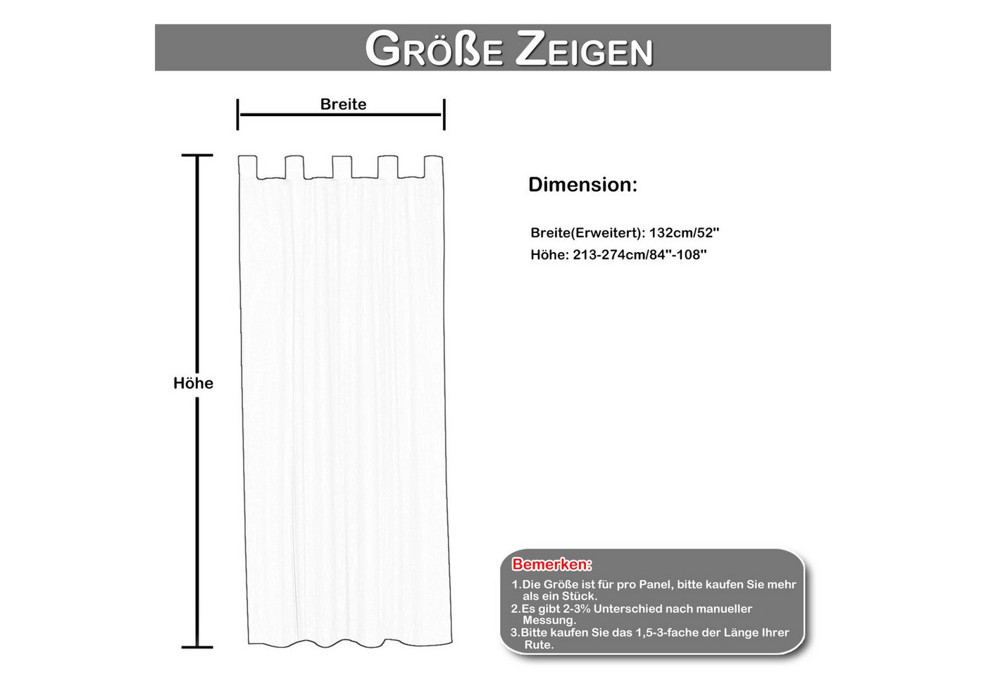 BTTO V&G Outdoorvorhang Balkon Vorhänge Gardine Wasserdicht & Winddicht (2 St), Lichtschutz, Aufhängung mit Laschen,Verstärkte Stangentasche unten Bild 3