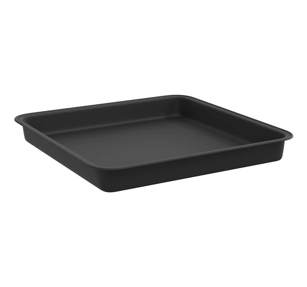vidaXL Blumentopf Quadratisches Blumentablett 6 stk. Schwarz 18 x 18 x 2 cm (6 St) Bild 2