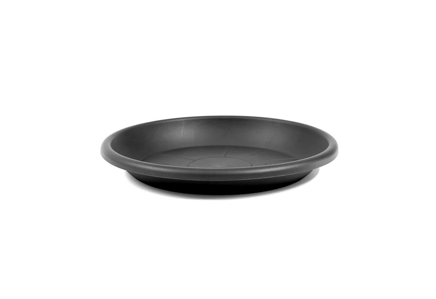 HAC24 Blumentopfuntersetzer Blumentopf Untersetzer Pflanztopf Blumenkübel Schale Pflanzschale, 1-tlg., Anthrazit Kunststoff Rund Ø 58 cm