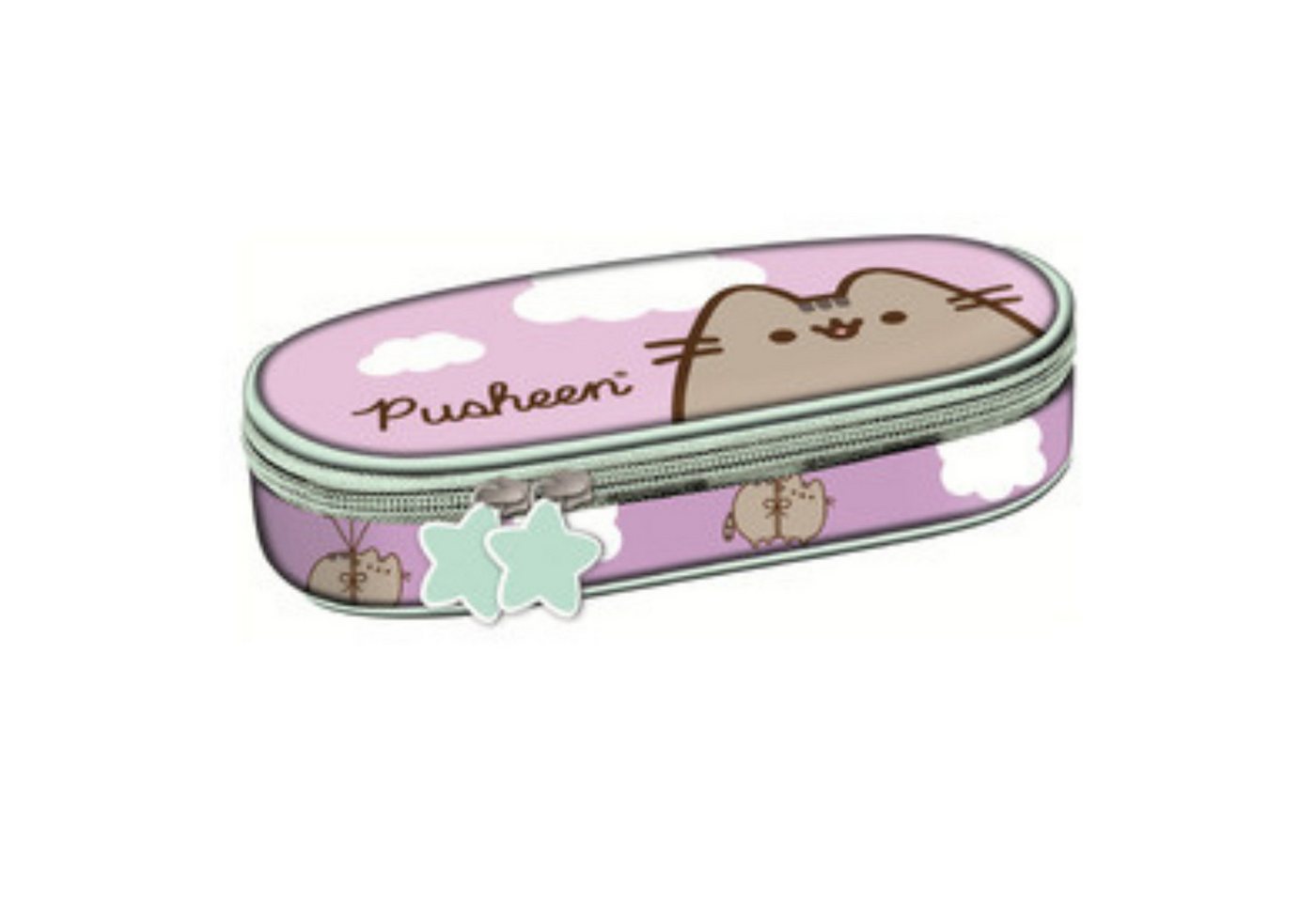 GOLDKIDS Federmäppchen - Schlampermäppchen - Mäppchen für Mädchen und Jungen -, (Federmappe 1-Fach Federtasche, Gefüllte Schüleretui Schulmäppchen), Schul-Etui ohne Inhalt - Pusheen Motiv