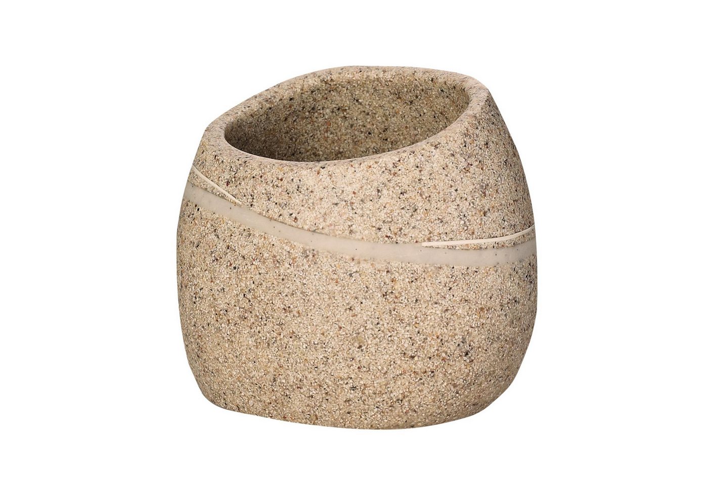 Ridder Badaccessoire-Set Aufbewahrungsbecher Little Rock beige Bild 5