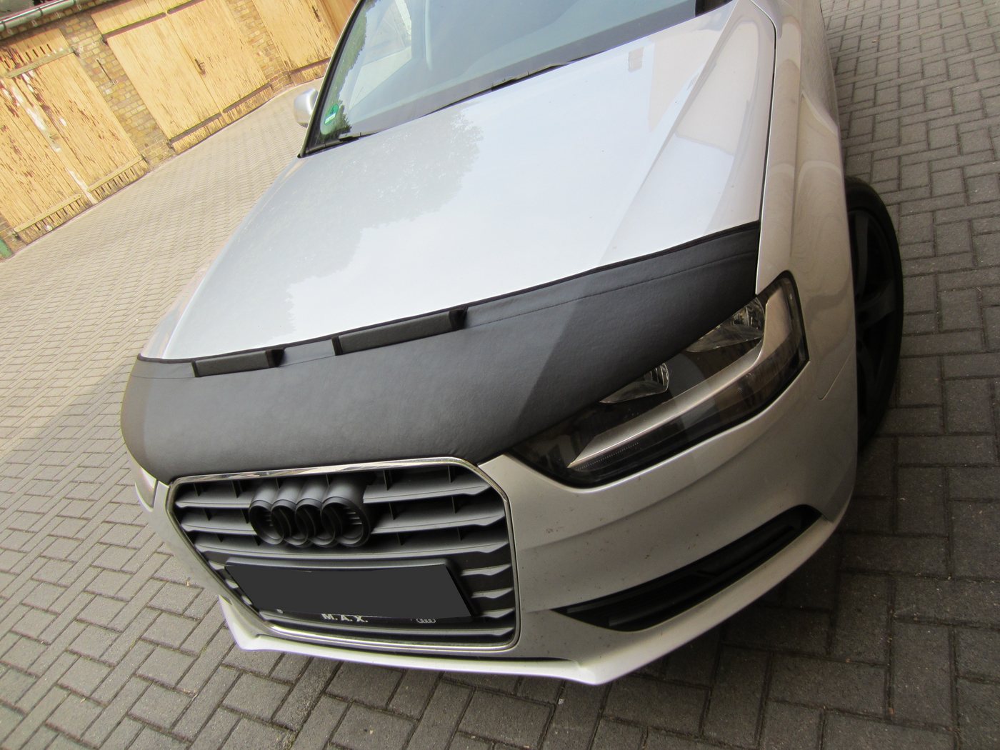 auto-bra Autoplane Steinschlagschutz kompatibel mit Audi A4 B8 2011-2015 Haubenbra BRA