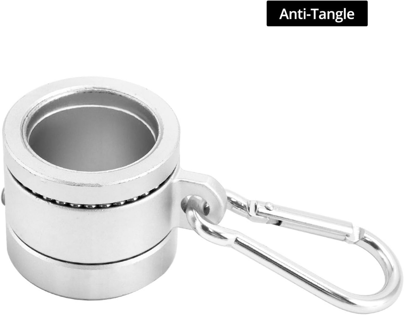 FELIXLEO Karabiner 2 Stück Aluminium Fahnenmast Ringe Karabiner 360 Grad Drehbar, (1 St)