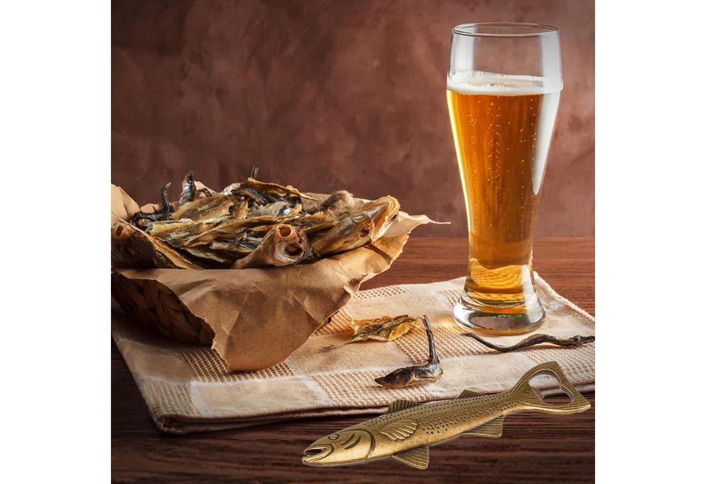LuxusKollektion Flaschenöffner Flaschenöffner Bier Geschenke Männer Vatertag Angler Väter Fisch Bild 2