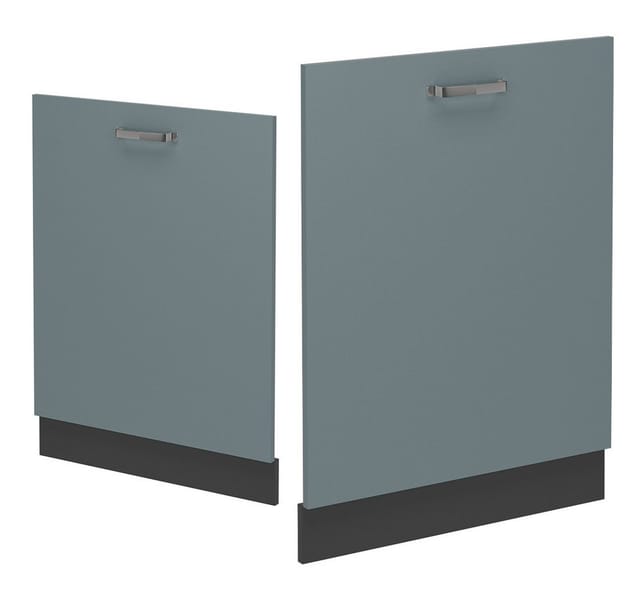 Vicco Frontblende R-Line, Blau-Grau/Anthrazit, 60 cm ohne Arbeitsplatte (1 St)