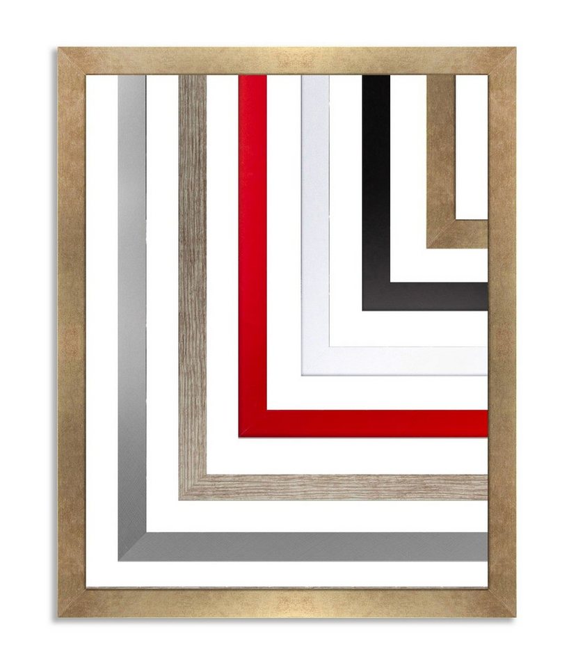 myposterframe Einzelrahmen Rahmen Maia, (1 Stück), 70x90 cm, Vintage Gold, MDF Bild 3