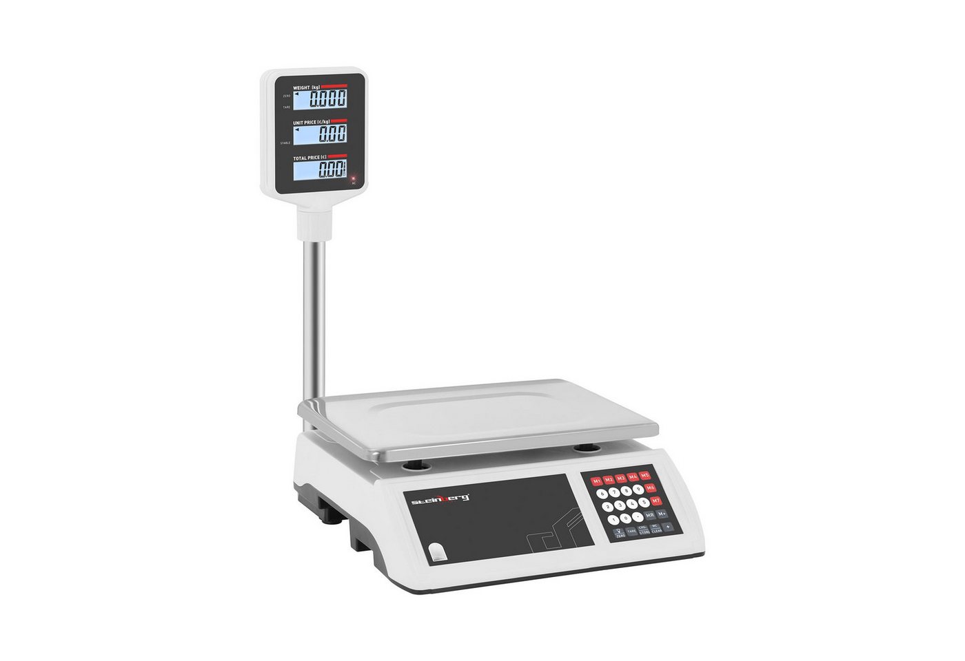 Steinberg Systems Präzisionswaage Kontrollwaage 15 kg/ 2 g Ladenwaage Preisrechenwaage Hochanzeige Markt Bild 2