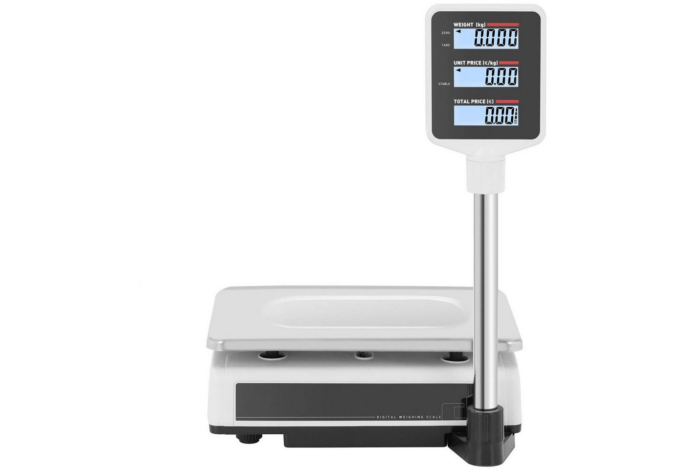 Steinberg Systems Präzisionswaage Kontrollwaage 15 kg/ 2 g Ladenwaage Preisrechenwaage Hochanzeige Markt Bild 4