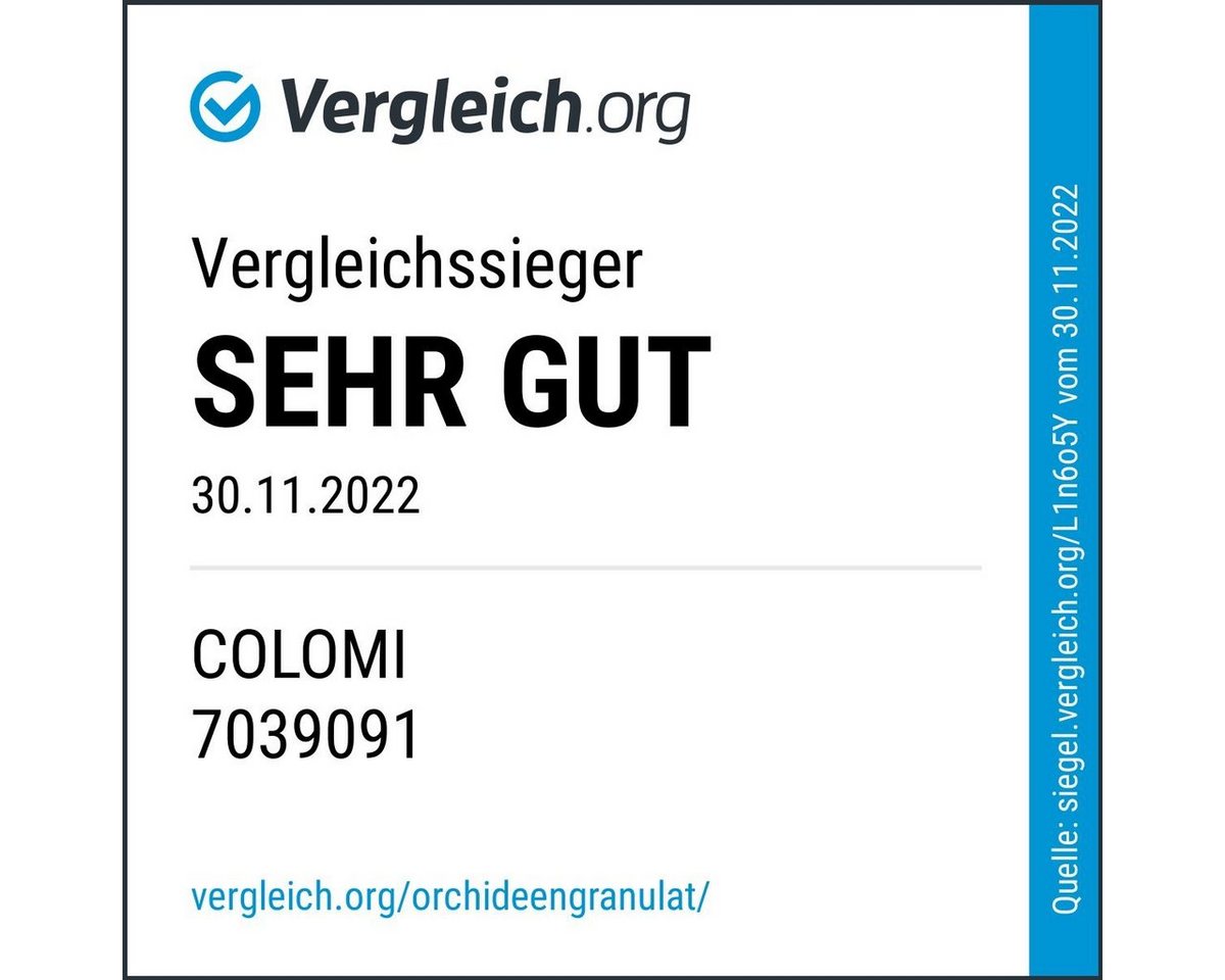 colomi Pflanzgranulat Spezial Pflanzboden für Orchideen - patentiert gold, 1 Liter Bild 3