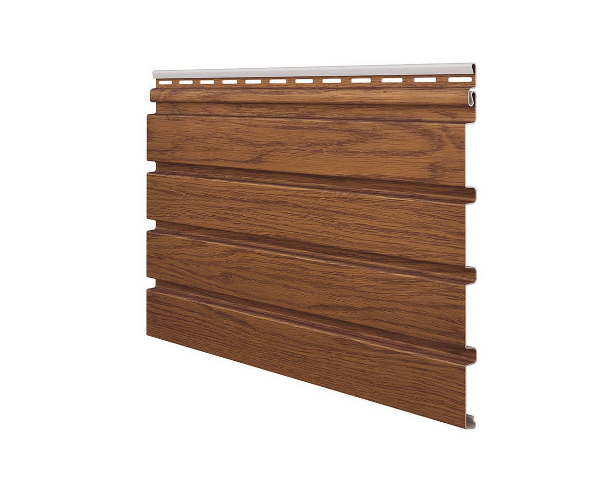 Vox Verkleidungspaneel Canadian Siding MAX3Fronto Rhombus Profil 2,95m St. 0,74qm walnuss, BxL: 28,5x295 cm, 0,963 qm, (Stückweise 1 Paneel, 0,963 qm) MAX3 besonders stoßfest, pflegeleicht, abwaschbar, Leichtgewicht Bild 3