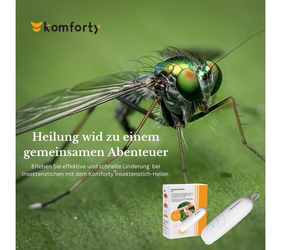 Komforty Insektenstichheiler Komforty IBR20, Insektenstichheiler inkl. Batterien, Natürliche Lindering von Juckreiz Bild 2