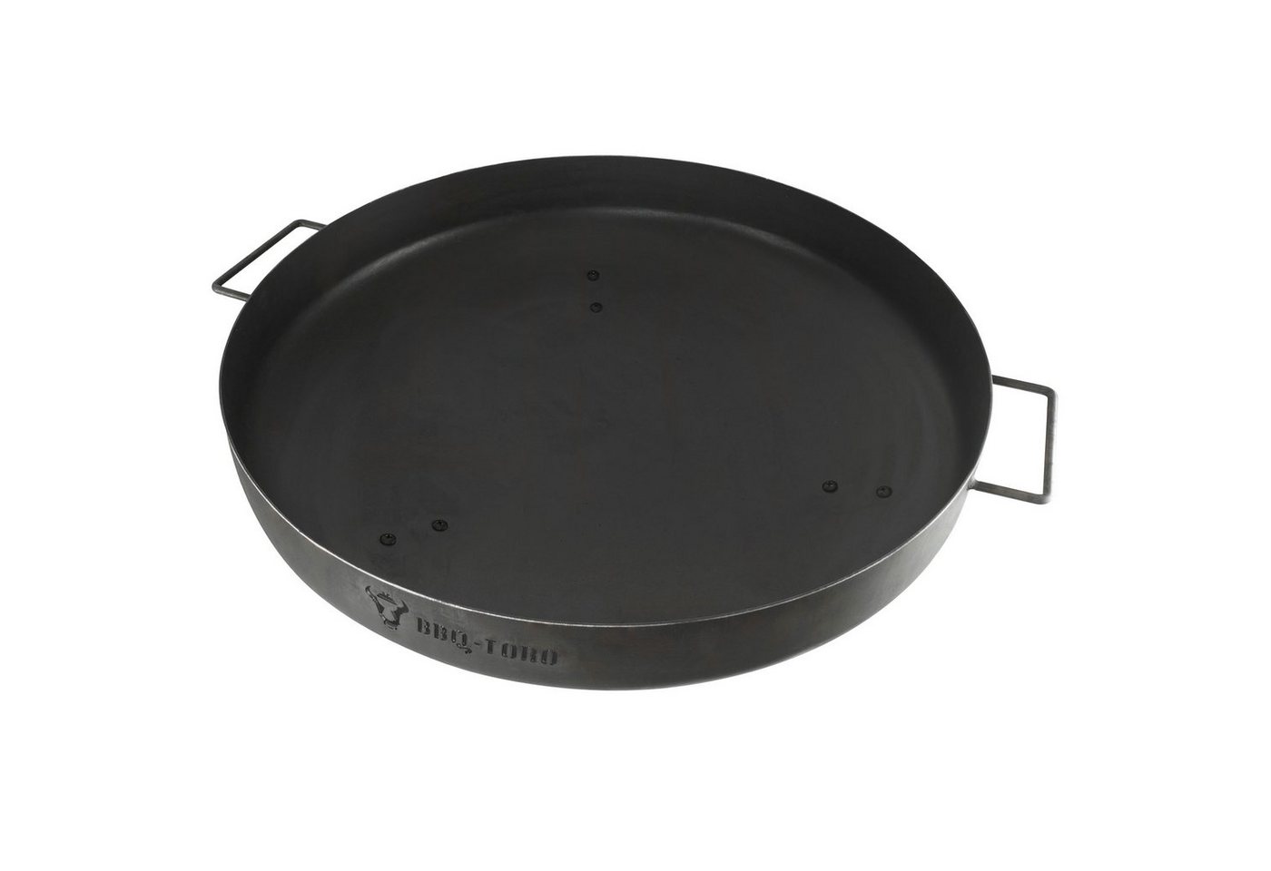 BBQ-Toro Feuerstelle Feuerschale Ø 70 cm mit Deckel, Schwarz, Outdoor Dreibein Feuerstelle, Hitzebeständig