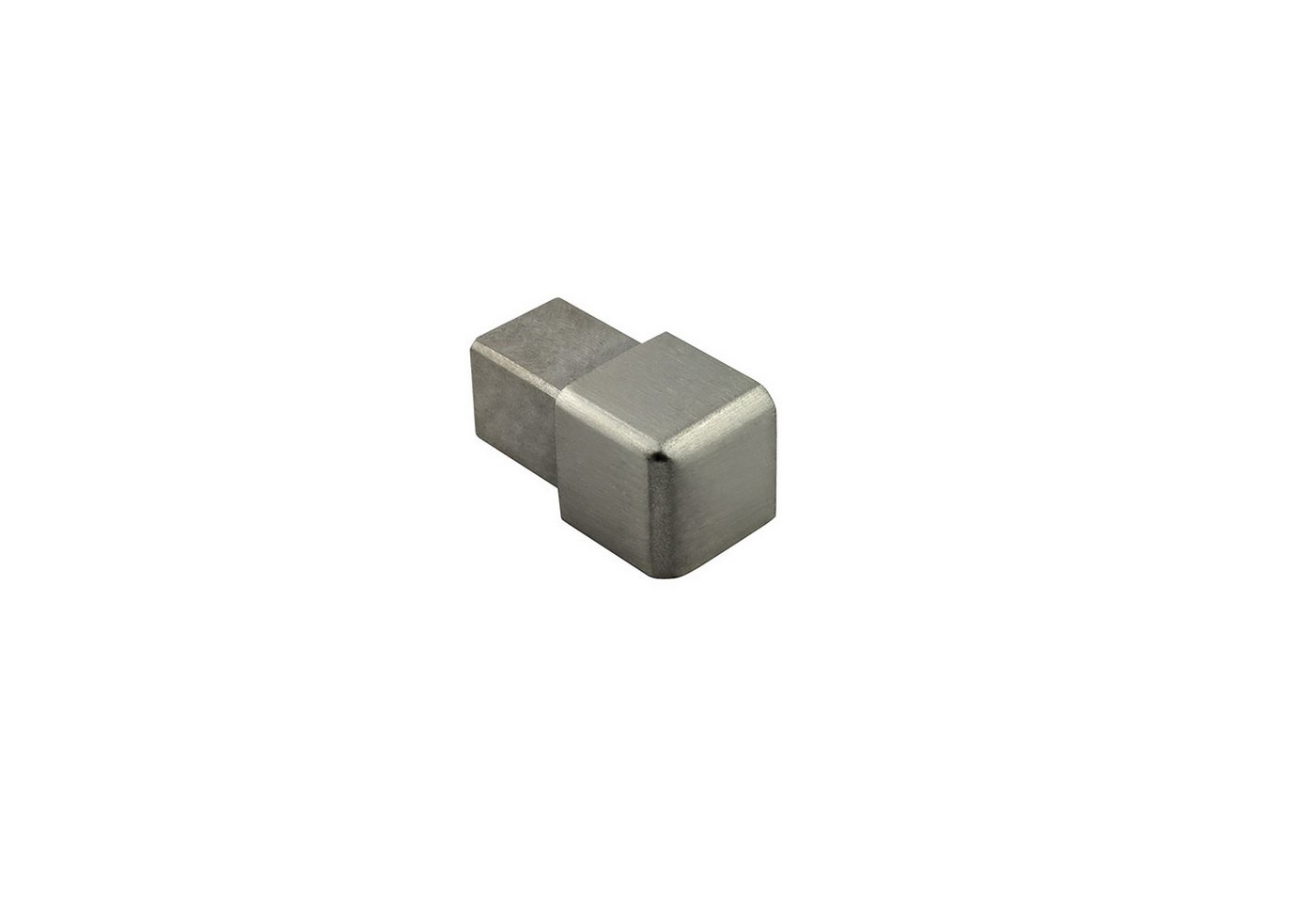 tktrading24 Abschlussprofil Quadrat Edelstahlschiene Fliesenprofil Edelstahl V2A L250cm H6-12mm, 10 mm silber gebürstet Bild 4