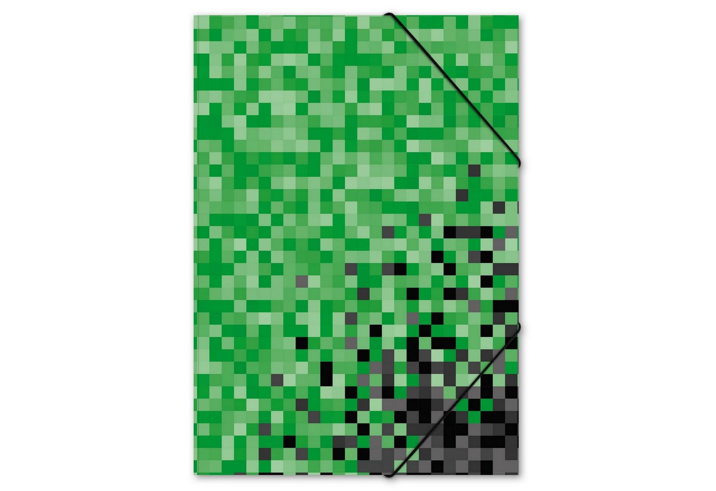 itenga Organisationsmappe itenga Gummizugmappe Zeichenmappe A3 PP Motiv PIXEL Bild 2
