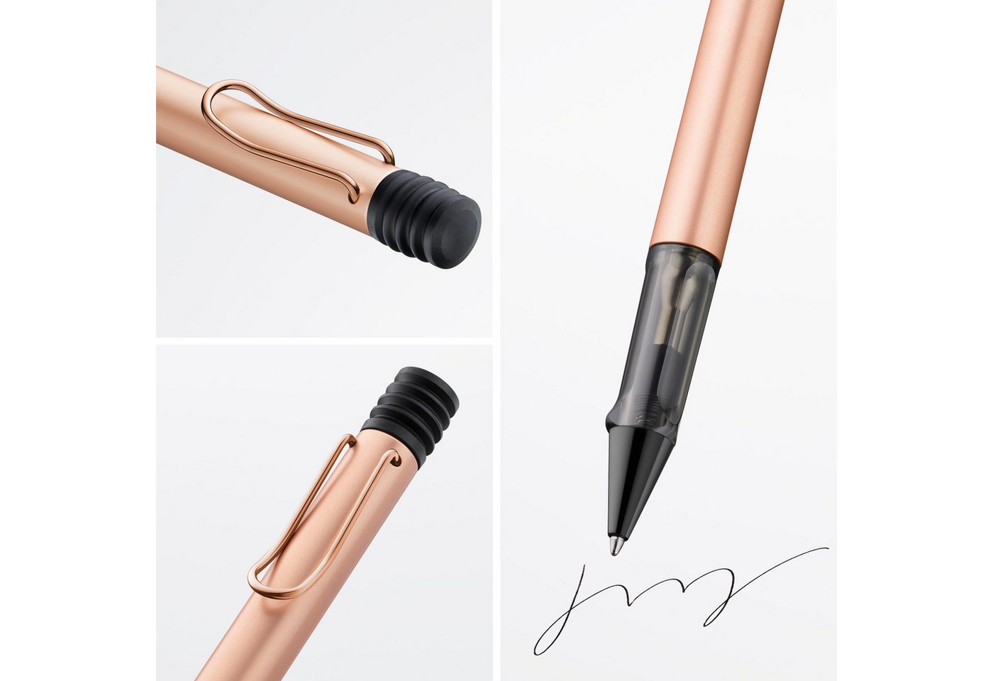 LAMY Kugelschreiber LAMY Lx rosegold Kugelschreiber Griff Alu Gehäuse leicht Großraummine Bild 2