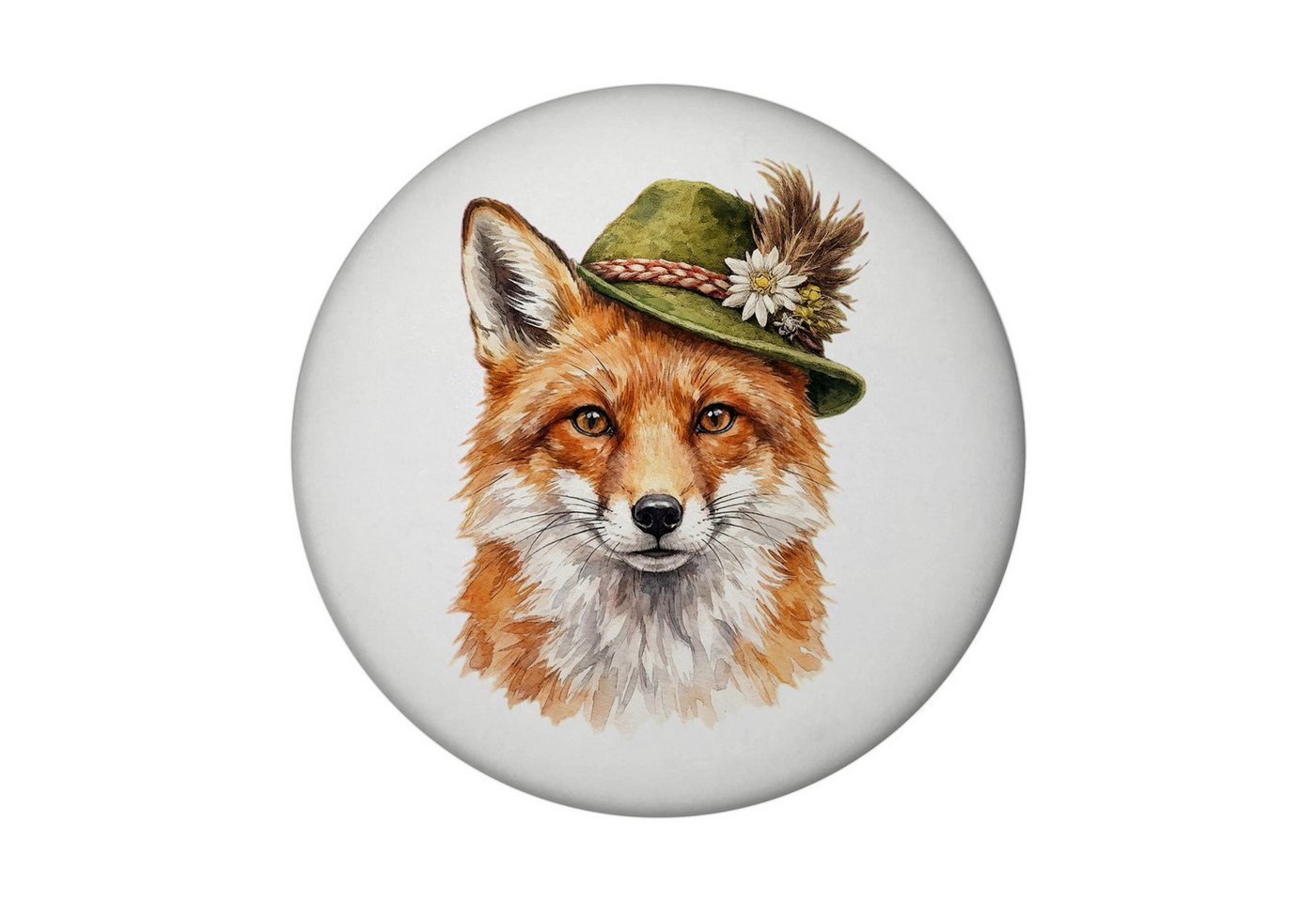 speecheese Magnet Fuchs mit alpenländischem Trachtenhut Magnet mit Flaschenöffner