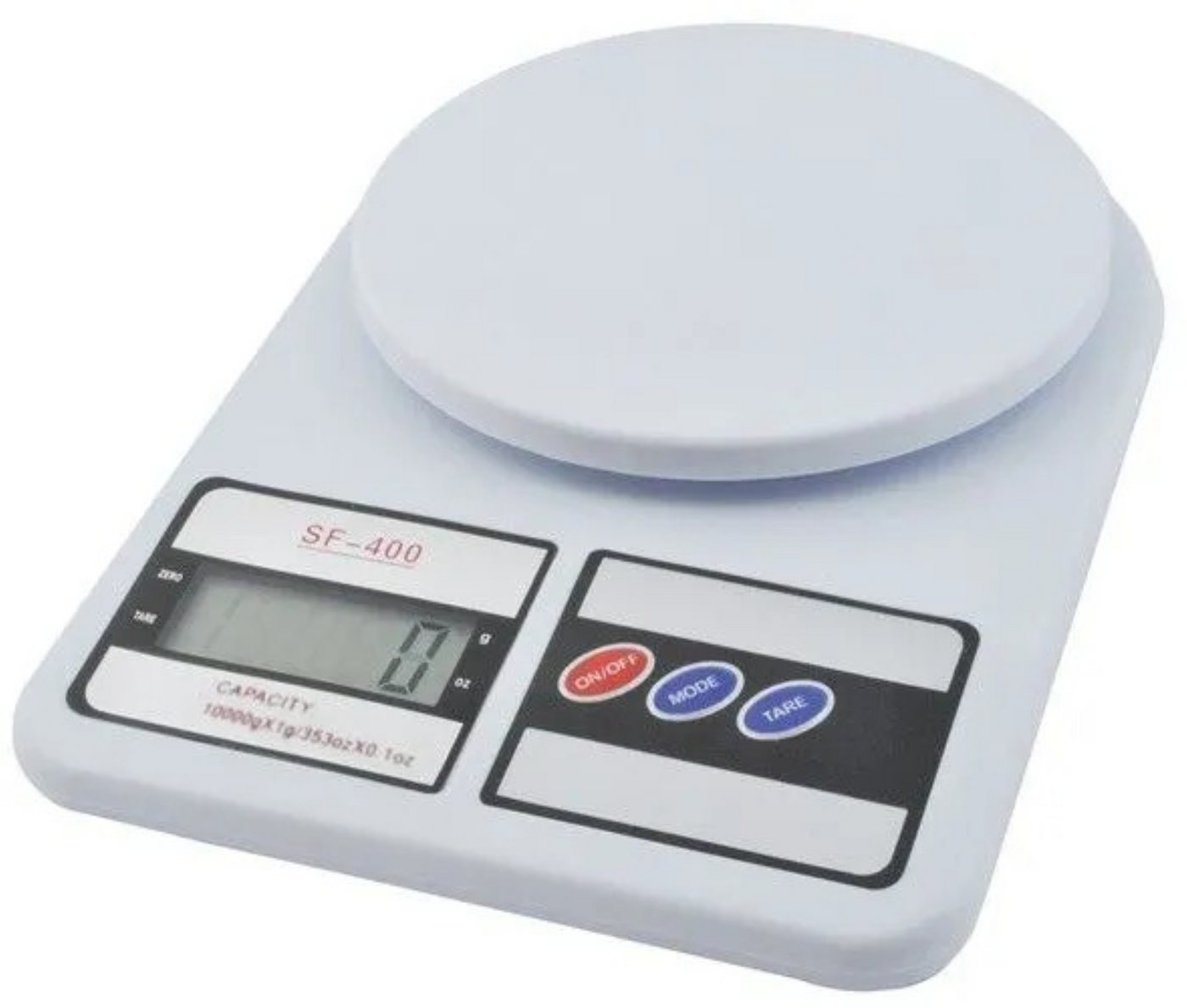 Ruhhy Küchenwaage Küchenwaage Elektronische Küchenwaage 10kg Digitalwaage LCD Weiß Glas, (Elektronische Waage mit LCD Display und Glasoberfläche für die Küche, Digitale Küchenwaage inklusive 2 AAA Batterien und Tara-Funktion 3tlg), Präzise 10kg Digitalwaage mit Abschaltautomatik und 1g Messgenauigkeit Bild 5