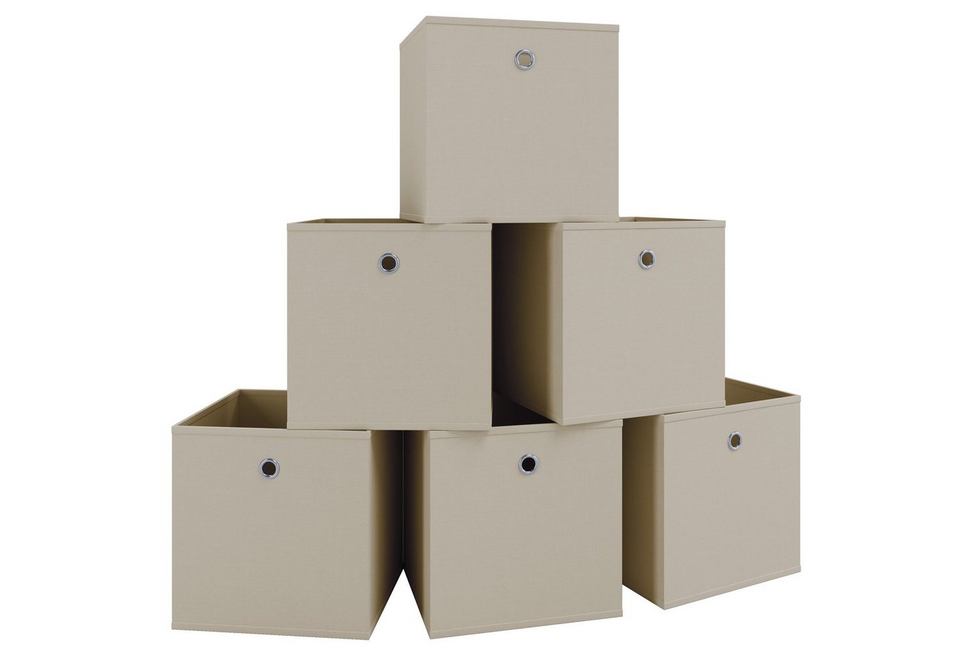 VCM Faltbox Aufbewahrungsbox 6er Set Boxas H. 28 x B. 27 x T. (Spar-Set, 6) Bild 4