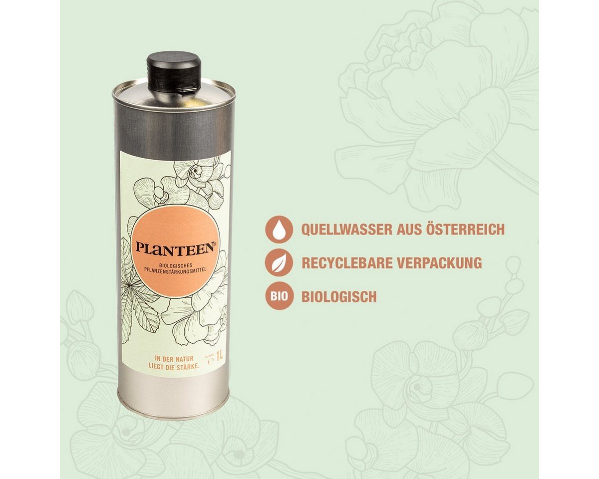 Planteen Pflanzenstärkungsmittel 100% Bio, schützt vor Schädlingen, 1 Liter, Pflanzenstärkung, Pflanzenhilfsmittel, hergestellt in Österreich Bild 5
