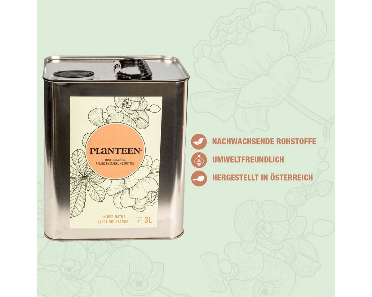 Planteen Pflanzenstärkungsmittel 100% Bio, schützt natürlich vor Schädlingen, 3 Liter, Pflanzenstärkung, Pflanzenhilfsmittel, hergestellt in Österreich Bild 5