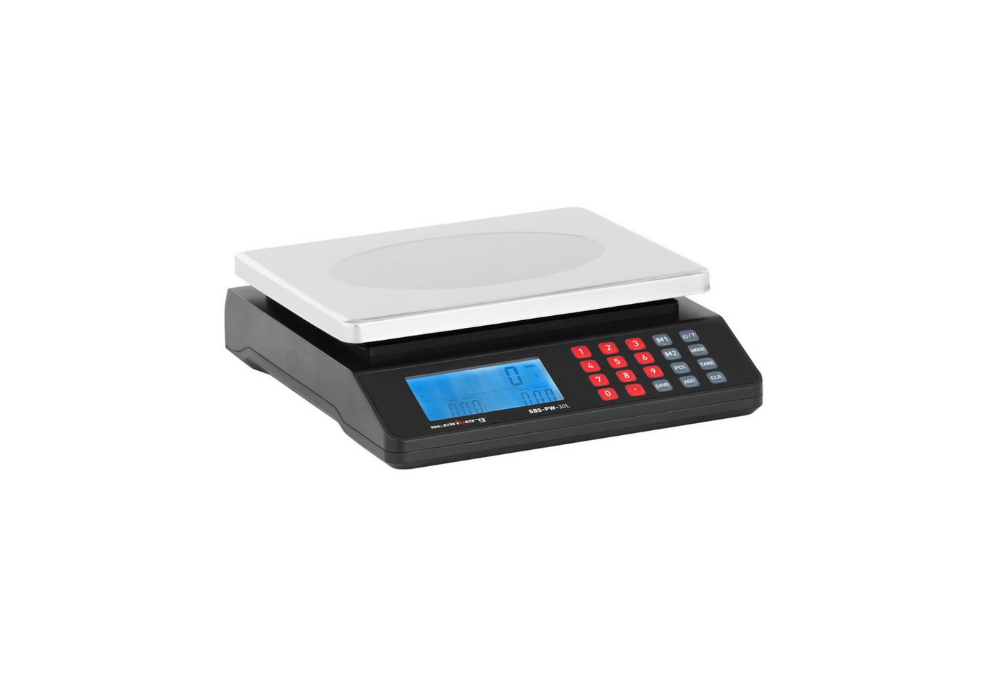 Steinberg Systems Präzisionswaage Preisrechenwaage 30 kg / 1 g Kontrollwaage Ladenwaage Marktwaage 2 LCD Bild 5
