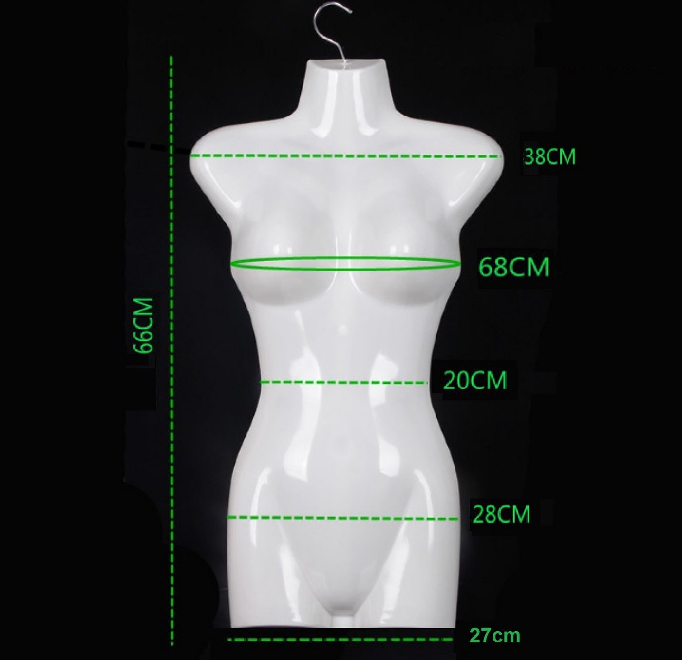 BAYLI Schneiderbüste Torso Weiblich Damentorso Oberkörper Mannequin Puppe Figur Schaufenste Bild 5