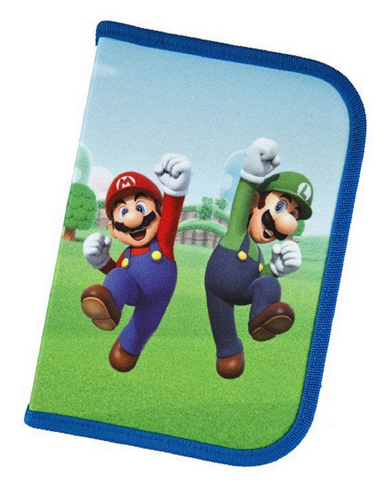 Super Mario Federmäppchen Super Mario Stifteetui – Praktisches Schreibset für Schule Bild 2